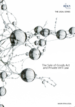 The Sale of Goods Act and Private International Law_Brochure